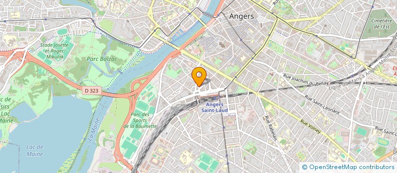 localisation de l'entreprise MONSIEUR CLEMENT VIAUX à ANGERS