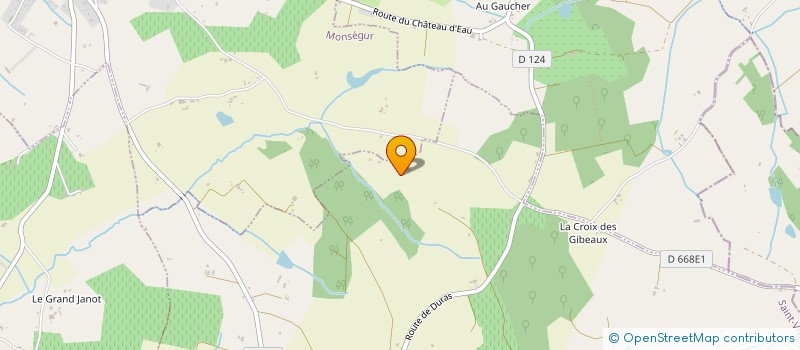 localisation de l'entreprise MONSIEUR CLEMENT VIDAL  SAINT-VIVIEN-DE-MONSEGUR