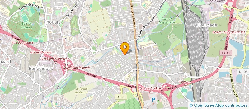 localisation de l'entreprise MONSIEUR CLEMENT VIDALENC  VILLENAVE-D'ORNON