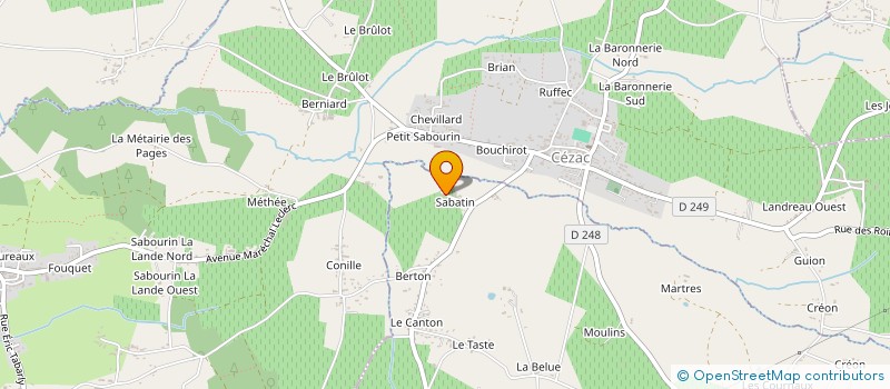 localisation de l'entreprise MONSIEUR CLEMENT VIDIELLA-PORRERA  CUBNEZAIS