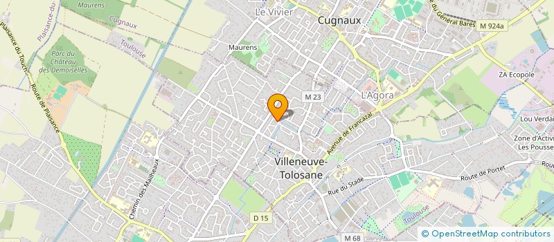 localisation de l'entreprise MONSIEUR CLEMENT VILLALBA à VILLENEUVE-TOLOSANE