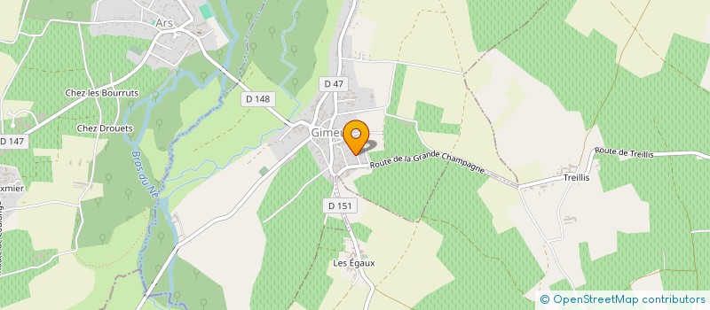 localisation de l'entreprise MONSIEUR CLEMENT VINCENT  GIMEUX