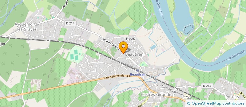 localisation de l'entreprise MONSIEUR CLEMENT VINUESA  BEAUTIRAN