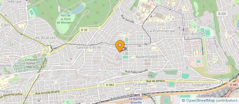 localisation de l'entreprise MONSIEUR CLEMENT VIRMONTOIS à LE HAVRE