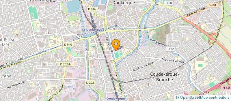 localisation de l'entreprise MONSIEUR CLEMENT VOITURON à DUNKERQUE