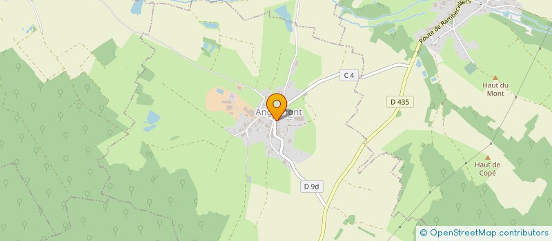 localisation de l'entreprise MONSIEUR CLEMENT VOUAUX  ANGLEMONT