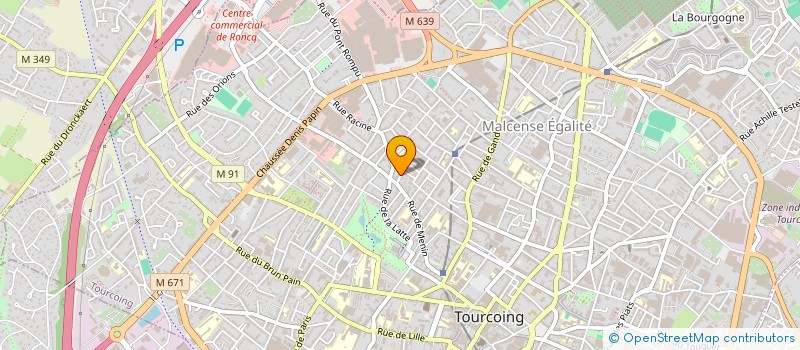 localisation de l'entreprise MONSIEUR CLEMENT VROMAN  TOURCOING