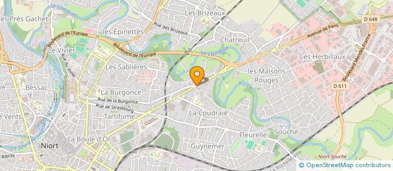 localisation de l'entreprise MONSIEUR CLEMENT WATTEL  NIORT