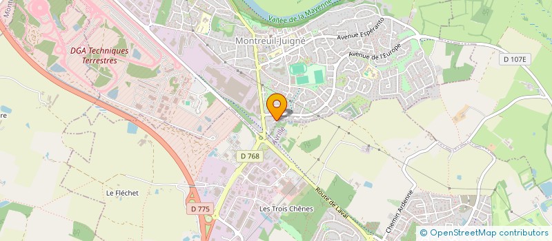 localisation de l'entreprise MONSIEUR CLEMENT WILLEBOIS  MONTREUIL-JUIGNE