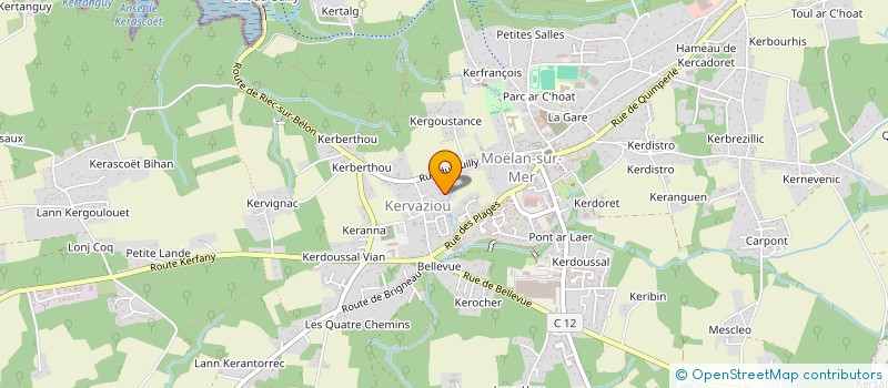 localisation de l'entreprise MONSIEUR CLEMENT YEDRA  MOELAN-SUR-MER