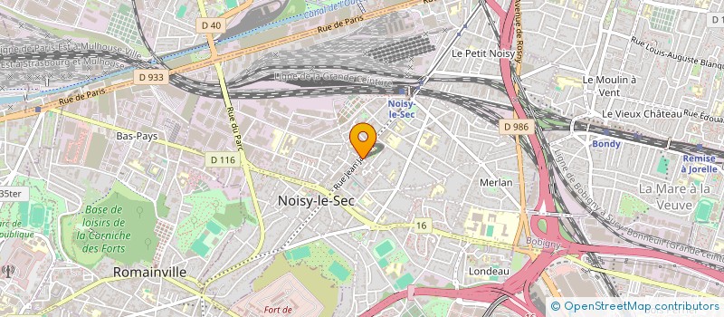 localisation de l'entreprise MONSIEUR CLEMENT ZHENG à NOISY-LE-SEC