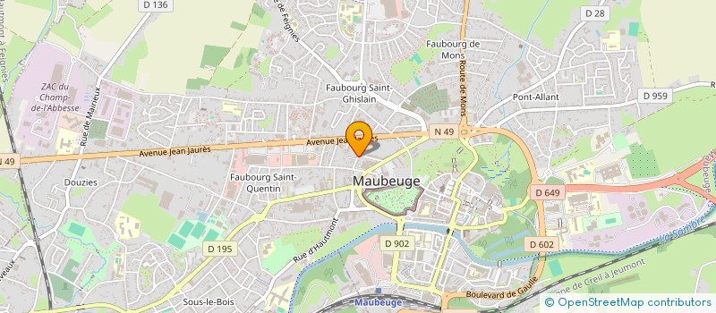localisation de l'entreprise MONSIEUR CLEMENTE ZAMPESE à MAUBEUGE