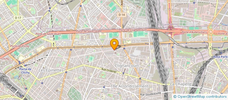 localisation de l'entreprise MONSIEUR CLEMENTINE BOULARD  PARIS