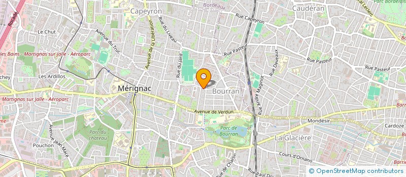 localisation de l'entreprise MONSIEUR CLEMENTINO MAGALHAES DE MOURA à MERIGNAC