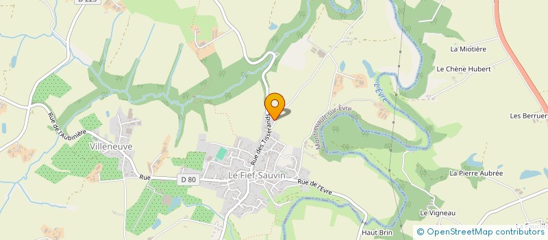 localisation de l'entreprise MONSIEUR CLEMMY PASTRE à MONTREVAULT-SUR-EVRE