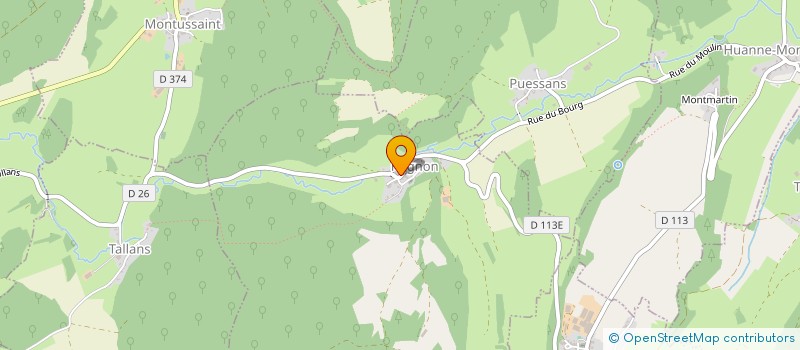 localisation de l'entreprise MONSIEUR CLEO DELON  ROGNON