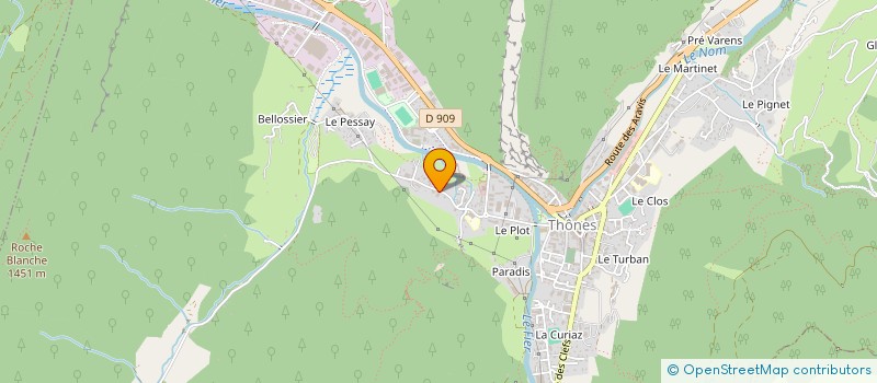localisation de l'entreprise MONSIEUR CLERC COLLOMB à THONES