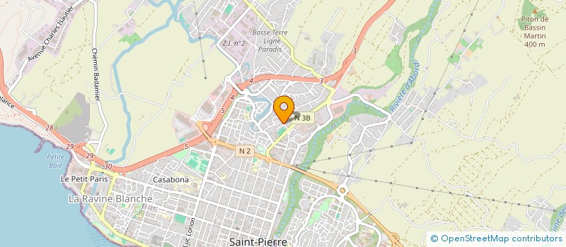 localisation de l'entreprise MONSIEUR CLERRY SINCERE à SAINT-PIERRE