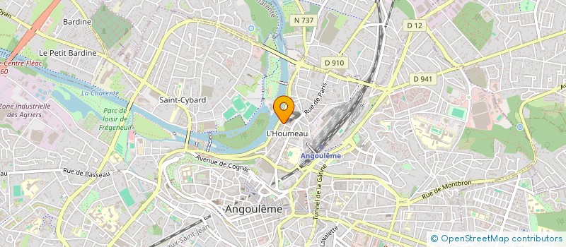 localisation de l'entreprise MONSIEUR CLERY DUBOURG à ANGOULEME