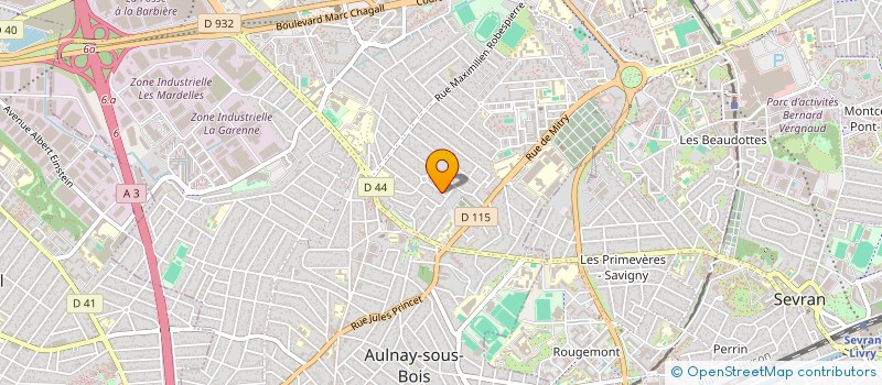 localisation de l'entreprise MONSIEUR CLERY PLOYAERT à AULNAY-SOUS-BOIS
