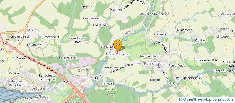 localisation de l'entreprise MONSIEUR CLET BARGAIN  LE FAOU