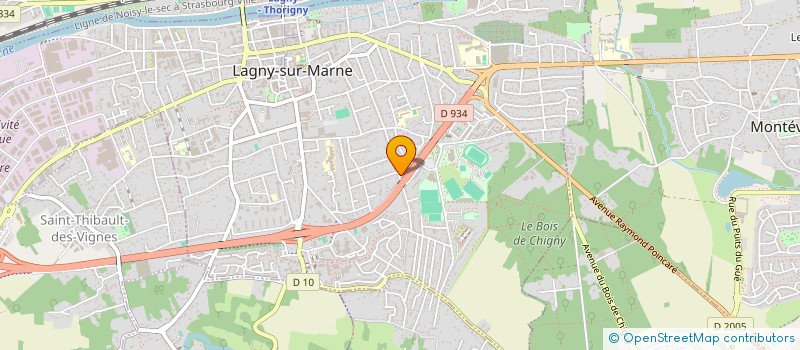 localisation de l'entreprise MONSIEUR CLET FRANZI  LAGNY-SUR-MARNE