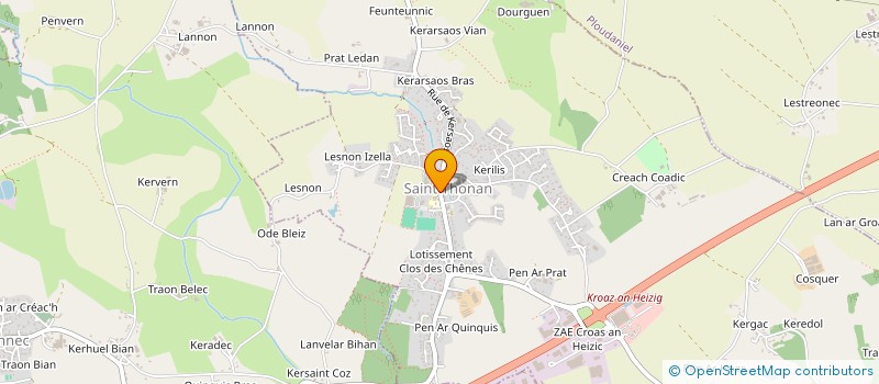 localisation de l'entreprise MONSIEUR CLET MENER  SAINT-THONAN