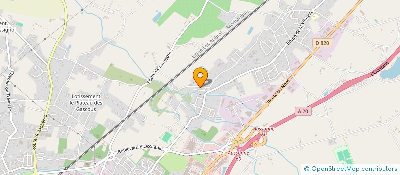 localisation de l'entreprise MONSIEUR CLETUS ALLADO  MONTAUBAN