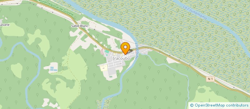 localisation de l'entreprise MONSIEUR CLEUDES ALVES DE OLIVEIRA  IRACOUBO