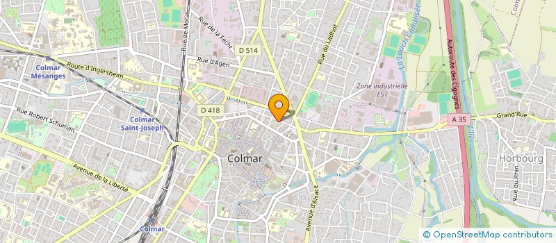 localisation de l'entreprise MONSIEUR CLEUNICE DE JESUS MENDES OLIVEIRA  COLMAR