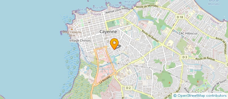 localisation de l'entreprise MONSIEUR CLIEF SALAUWMA à CAYENNE