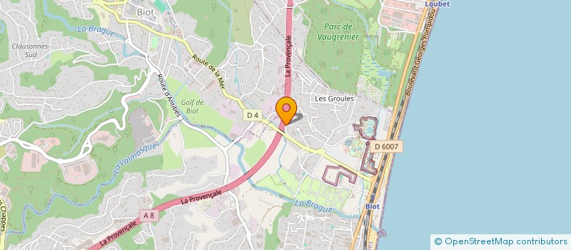 localisation de l'entreprise MONSIEUR CLIFER LEMAIRE  ANTIBES