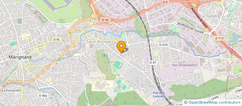 localisation de l'entreprise MONSIEUR CLIFF BIRONDA  SAINT-VICTORET