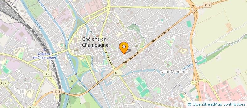 localisation de l'entreprise MONSIEUR CLIFF MASIMO  CHALONS-EN-CHAMPAGNE