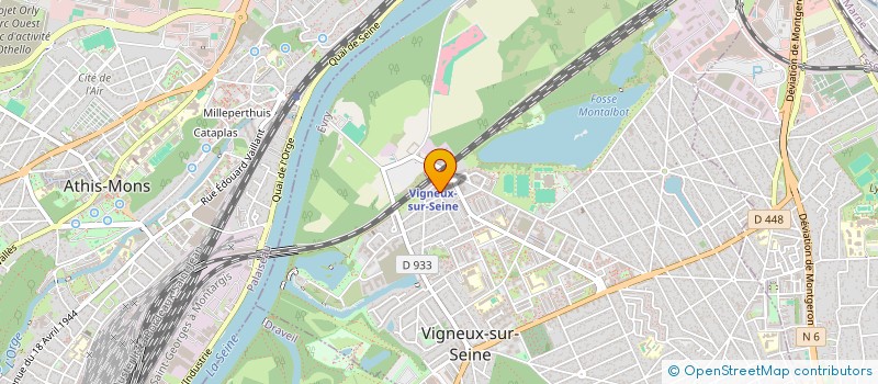 localisation de l'entreprise MONSIEUR CLIFFORD KONADU  VIGNEUX-SUR-SEINE