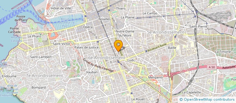 localisation de l'entreprise MONSIEUR CLIFFORD RAYMOND G EE  MARSEILLE