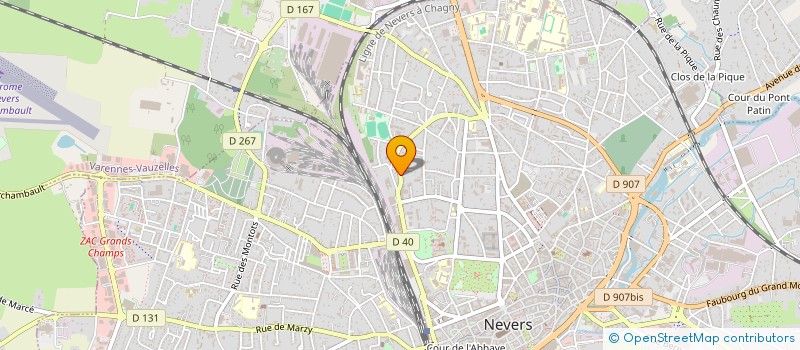 localisation de l'entreprise MONSIEUR CLINGTON INNASIYAR  NEVERS