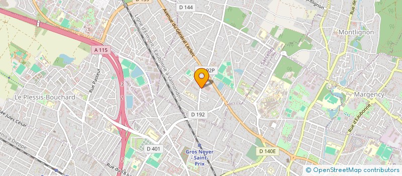 localisation de l'entreprise MONSIEUR CLINT AGBODOH à SAINT-PRIX