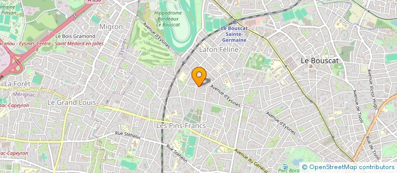 localisation de l'entreprise MONSIEUR CLINTON OSAYOMORE  BORDEAUX