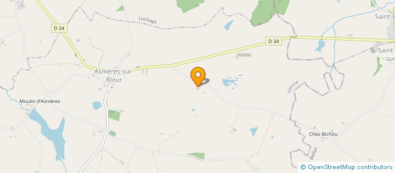 localisation de l'entreprise MONSIEUR CLIVE HOPE ROSS  ASNIERES-SUR-BLOUR