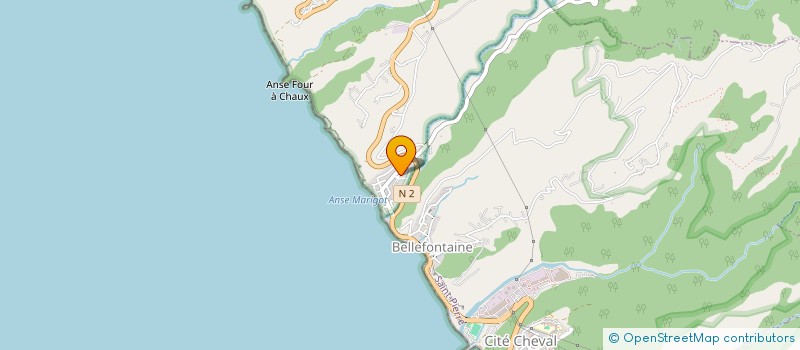 localisation de l'entreprise MONSIEUR CLIVEN JANVIER  LE CARBET