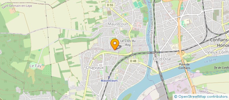 localisation de l'entreprise MONSIEUR CLODIAN NEYT  ANDRESY