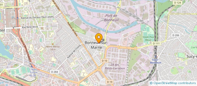 localisation de l'entreprise MONSIEUR CLODOMIR DASSONNEVILLE à BONNEUIL-SUR-MARNE