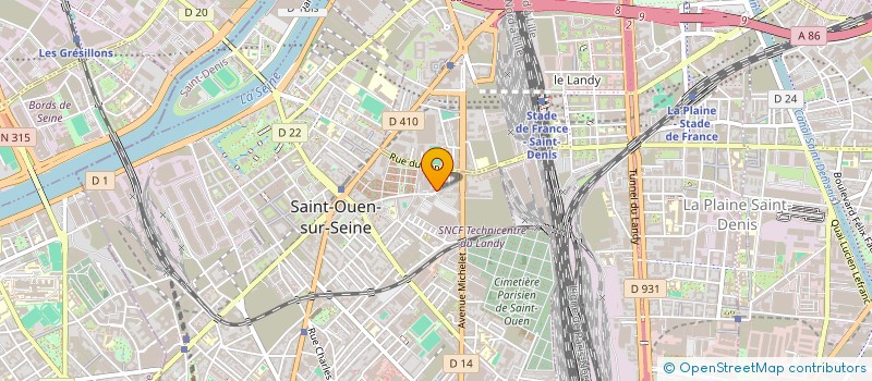 localisation de l'entreprise MONSIEUR CLODWIG SOULAIRE à SAINT-OUEN-SUR-SEINE