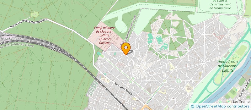 localisation de l'entreprise MONSIEUR CLOES RASMUSSON à MAISONS-LAFFITTE