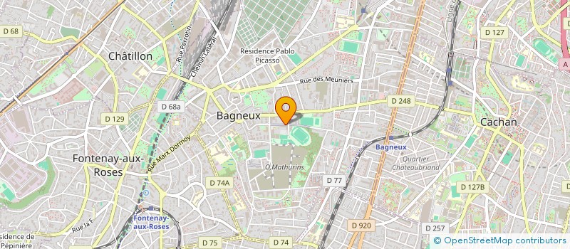 localisation de l'entreprise MONSIEUR CLOPO JULES à BAGNEUX
