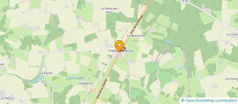 localisation de l'entreprise MONSIEUR CLOTAIRE DELAHAYE à CLERMONT-CREANS