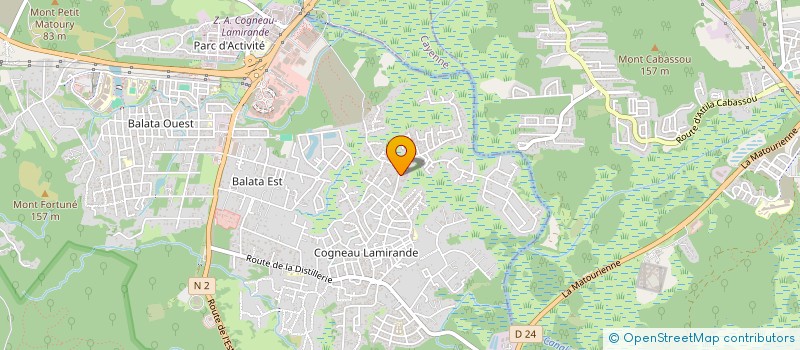 localisation de l'entreprise MONSIEUR CLOTAIRE GENEVIEVE  MATOURY