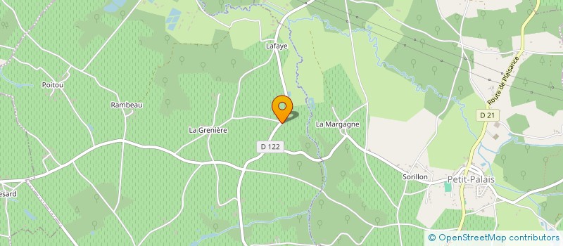 localisation de l'entreprise MONSIEUR CLOTAIRE GUEDON à LUSSAC