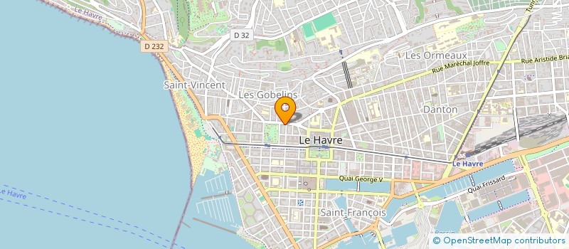 localisation de l'entreprise MONSIEUR CLOTAIRE HUARD à LE HAVRE